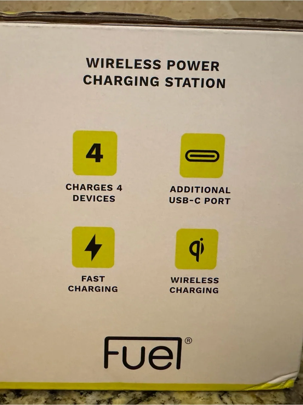 4 in-1 Wireless Charging Station - Black